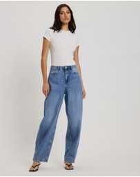 Atmos&Here - Lydia Barrel Leg Jeans