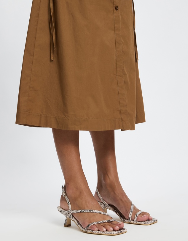 AERE - Leather Slingback Heels