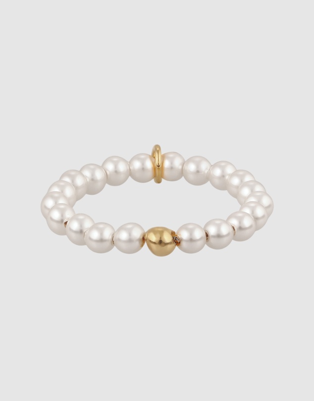 Elli Jewelry - Swarovski® Pearl Heart Charm Ring