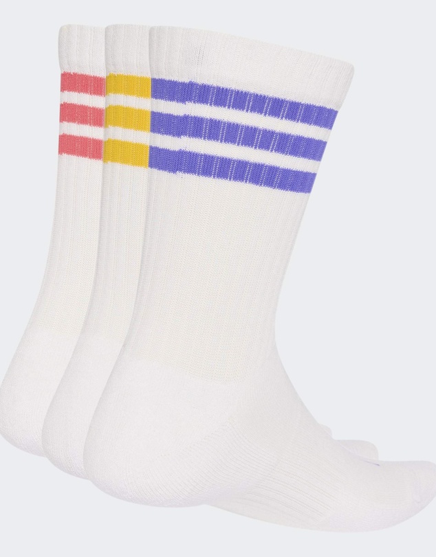 adidas Performance - 3-Stripes Cushioned Crew Socks 3 Pair Pack Unisex