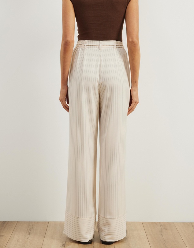 Atmos&Here - Marin Pinstripe Tailored Pants