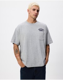 S Double - Team Heavyweight Pocket T-Shirt
