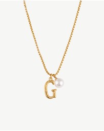 Zahar - Pearl Letter G Necklace