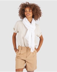CAMIXA - French Linen Crinkled Scarf