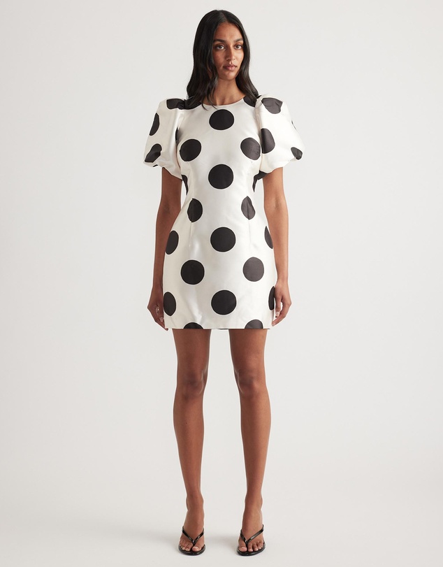 Decjuba - Zayn Puff Sleeve Mini Dress