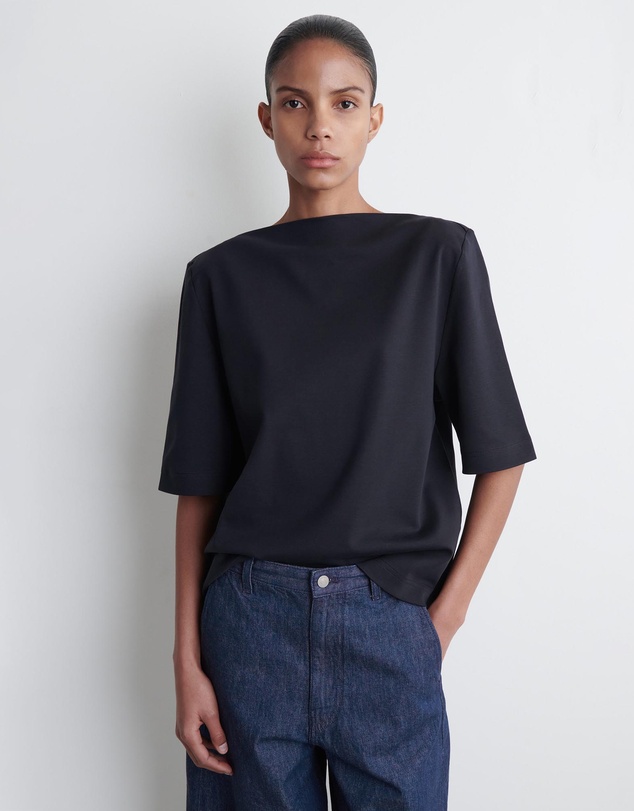 COS - Boat-Neck Cotton T-Shirt