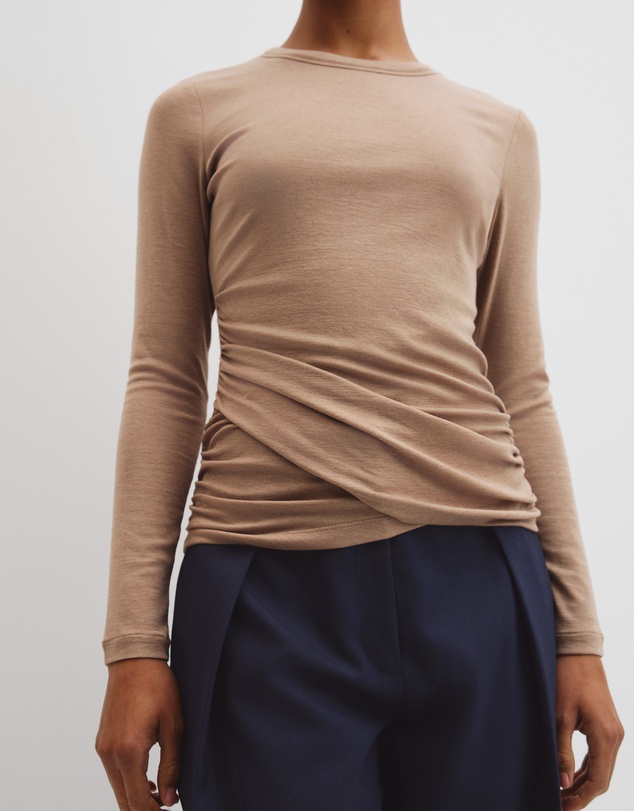 Country Road - Jersey Wrap Top