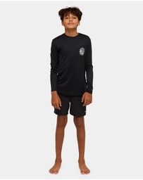 Quiksilver - Boys 8 to 16 Long Sleeve Surf Shirt