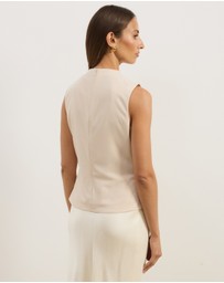 Atmos&Here - Veya Sleeveless Draped Top