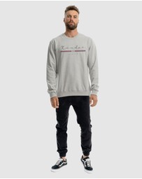 Xander - Grid Crewneck