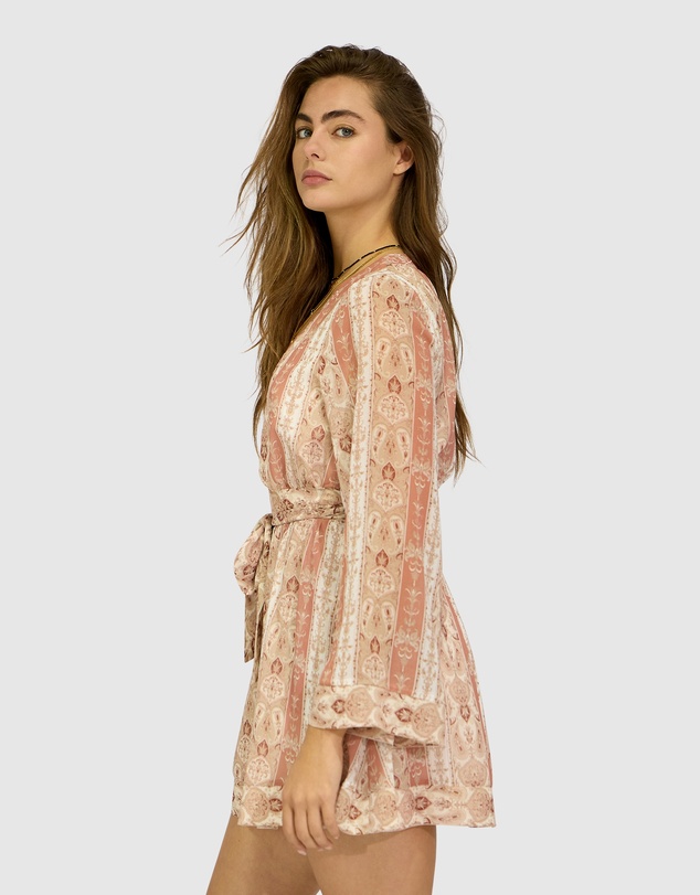 Belle & Bloom - Precision Flared Sleeve Mini Dress