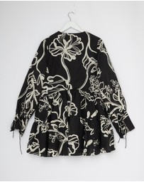 Revibe - Repaired Shona Joy Lila Tiered Mini Dress - AU 10