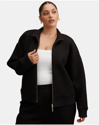 Forever New Curve - Hannah Curve Zip Lounge Jacket