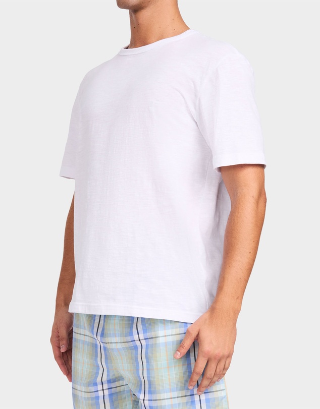 Mitch Dowd - Mitchdowd Cotton Slub White Sleep Tee