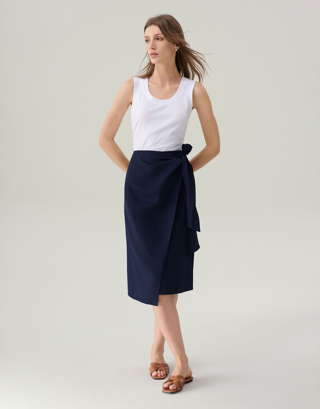 IDA+S - Kate Wrap Midi Skirt