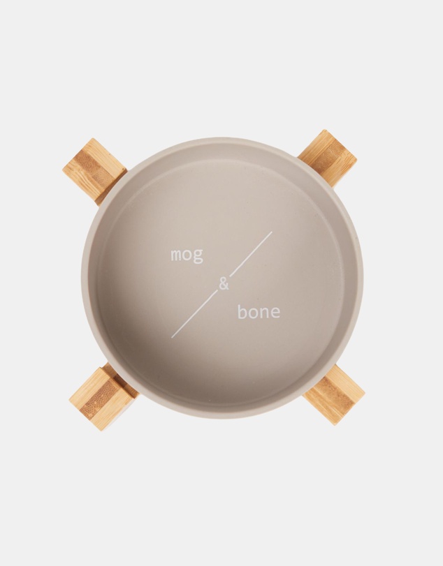 Mog & Bone - Single Bamboo Cat Bowl Mocha