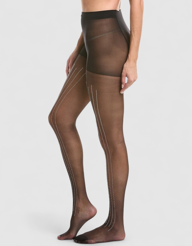 High Heel Jungle - Linear Crystal Tights