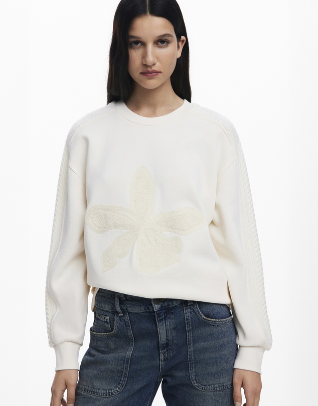 Desigual - Flower sweatshirt