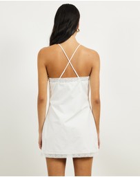 Lover - Lucy Lace Trim Mini Dress