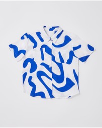 Subtitled - Girls Charlie Swirl Short Sleeve Shirt