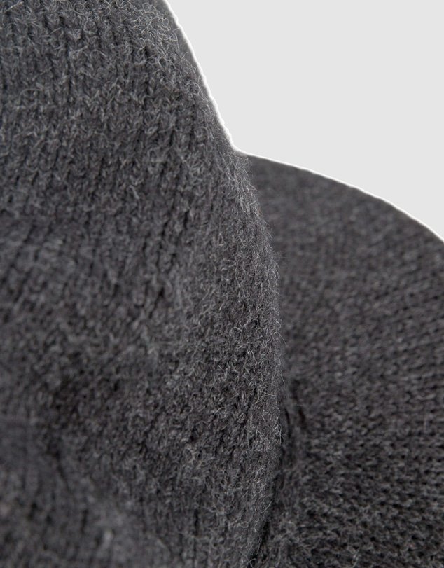 Max Alexander - European Made Charcoal Wool Beret Cap