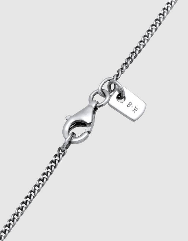 Kuzzoi - ICONIC EXCLUSIVE - Star Pendant Necklace in Oxidised 925 Sterling Silver