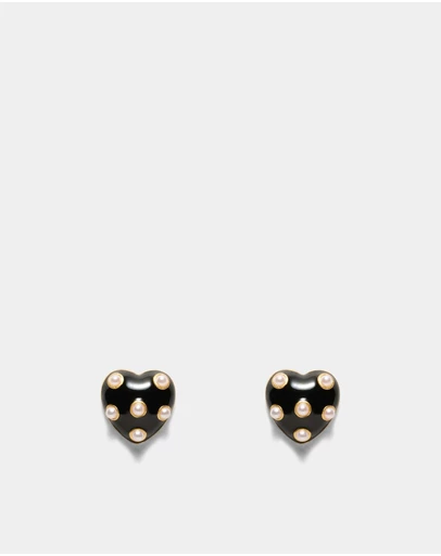 MIMCO - Polka Heart Stud Earrings