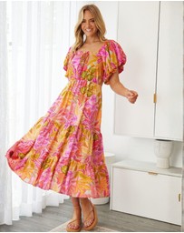 Esther & Co - Axelle Dress - Sunset Print