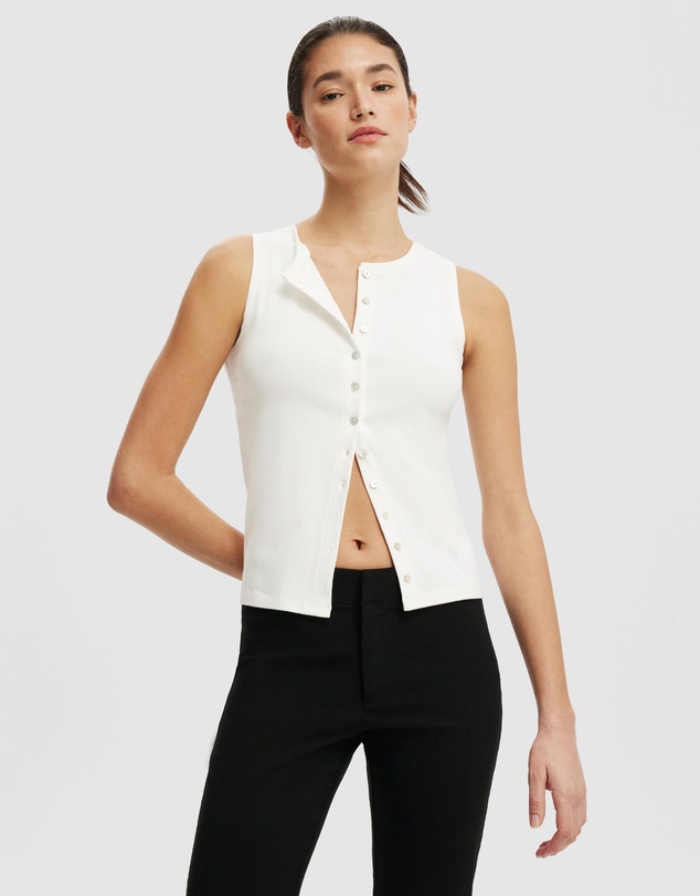 Cotton On - Bailey Button Detail Vest
