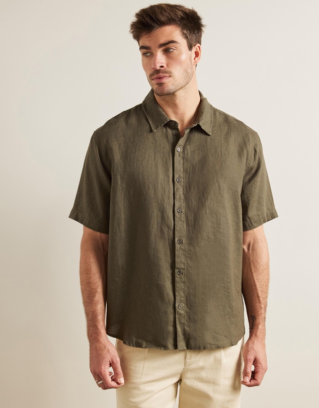 AERE - Euro Resort Linen SS Shirt