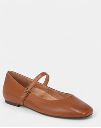Vionic - Alameda Mary-Jane Flat - Tan