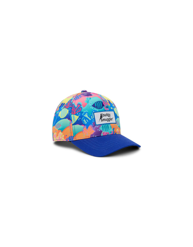 Budgy Smuggler - Kids Cap in Reef-reshing