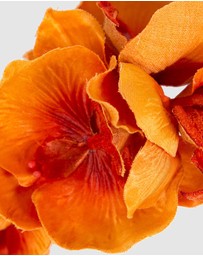 Max Alexander - Orange Orchid Flower Fascinator