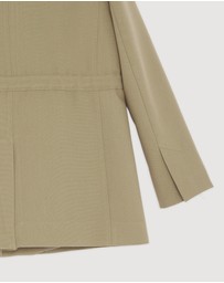 Revibe - Repaired Shona Joy Irena Oversized Belted Blazer - AU 8
