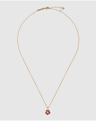 Ted Baker - PETIIES: Painted Flower Pendant Necklace