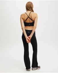 Cotton On Body Active - Ultra Soft Roll Over Flare Tights