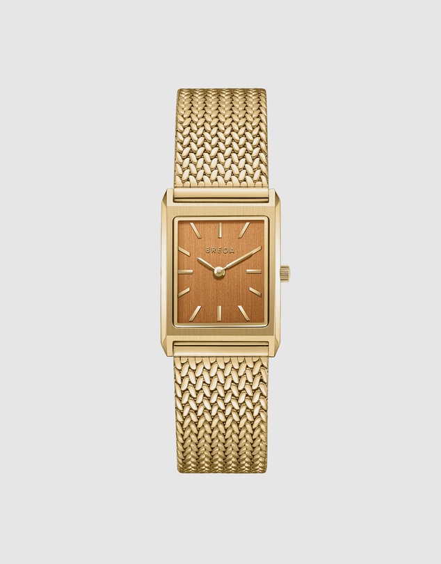 Breda - Virgil Tethered Metal Mesh Watch, 20MM