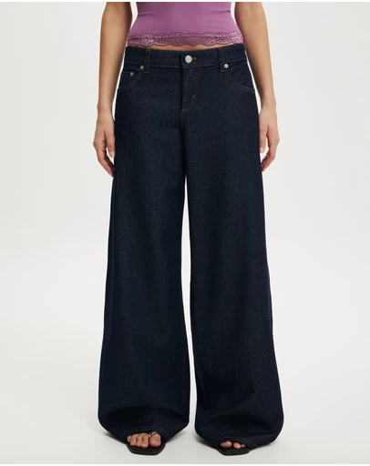 Cotton On - Low Rise Wide Jeans