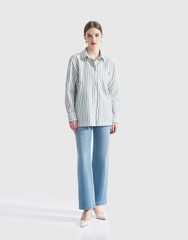 IDA+S - Talyse Stripe Button Down
