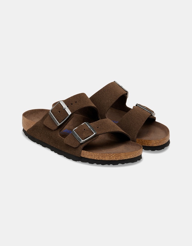 Birkenstock - Arizona SFB Tonal Footbed Suede Leather Narrow - Unisex
