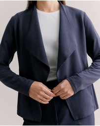 Trenery - Bamboo Viscose Blend Jacket in Night Sky