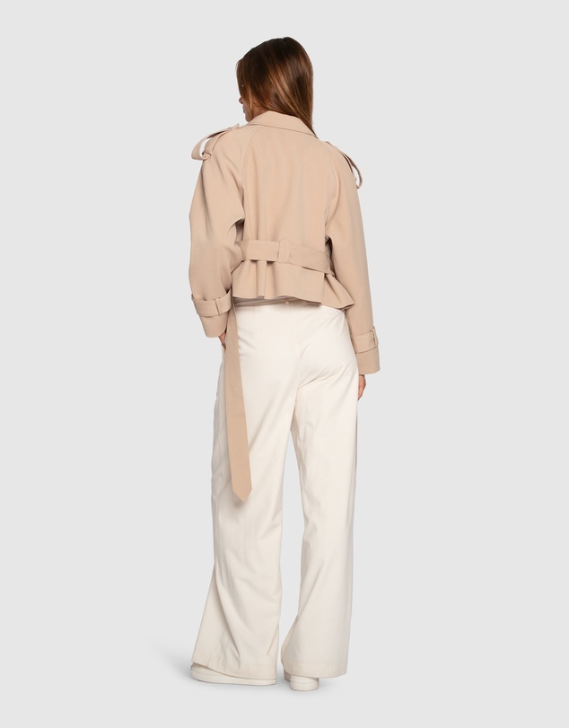Belle & Bloom - Fast Car Cropped Trench