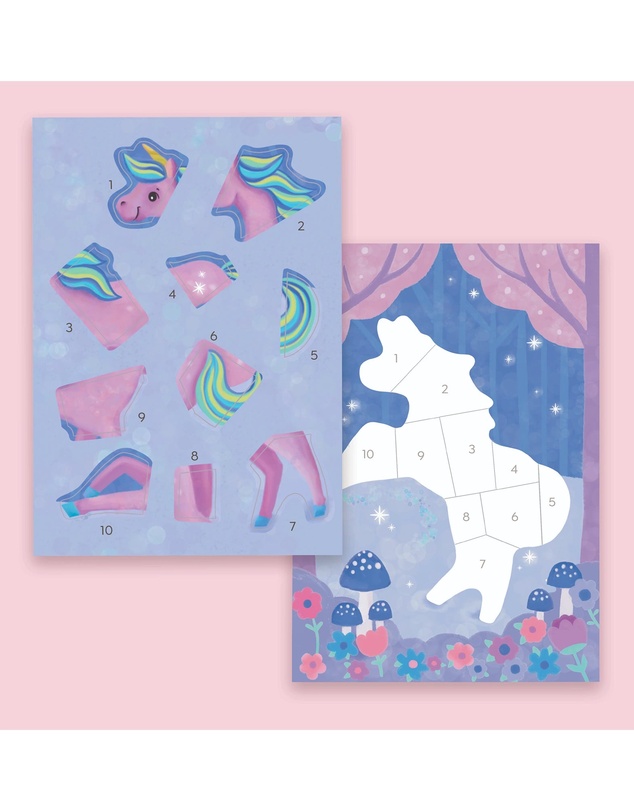 Tiger Tribe - Sticker By Numbers - Magical Garden