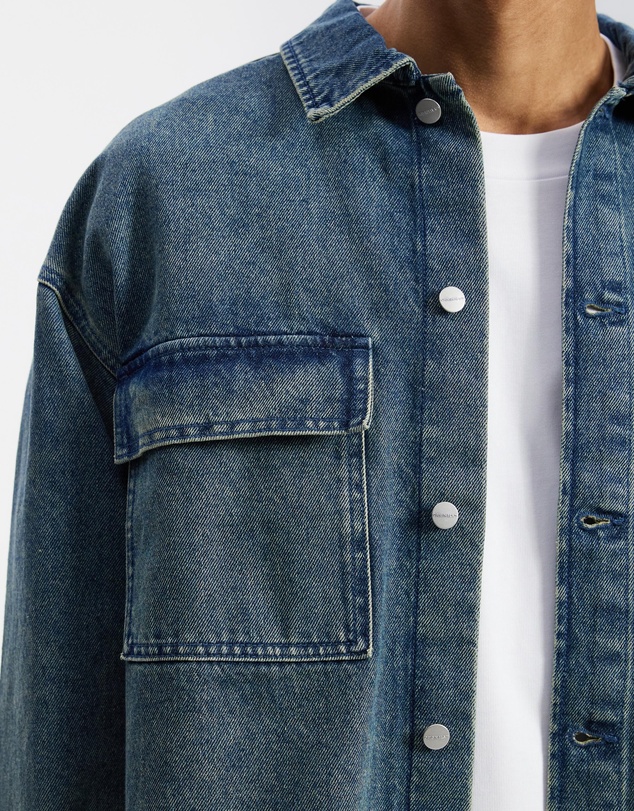 Jack & Jones - Meadows Denim Long Sleeve Overshirt