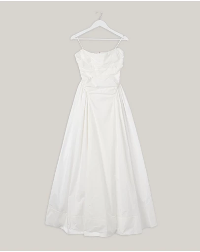 Revibe - Repaired Shona Joy Morton Strapless Panelled Maxi Dress - AU 8