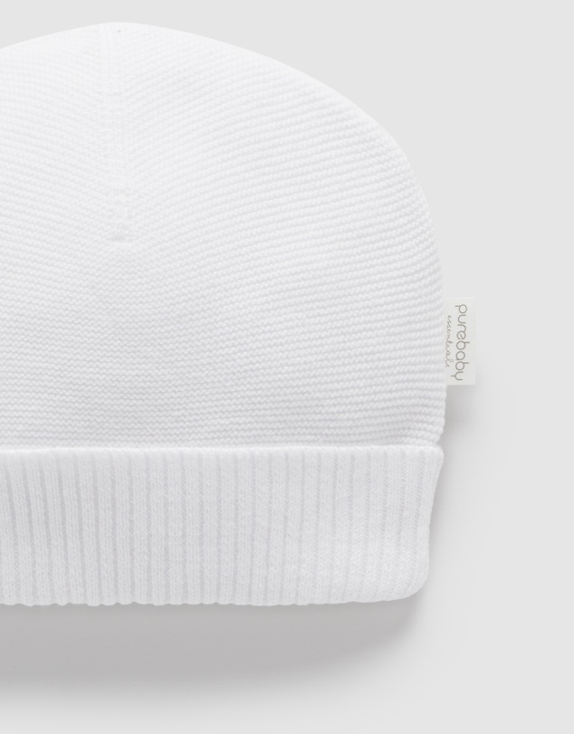 Purebaby - Textured Beanie-Babies