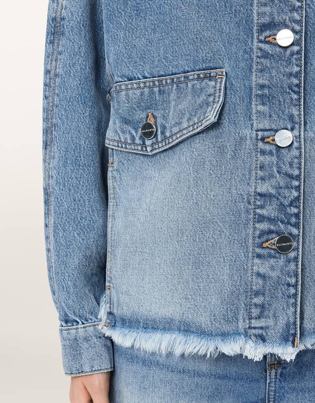 AllSaints - Hettie Stud Shacket