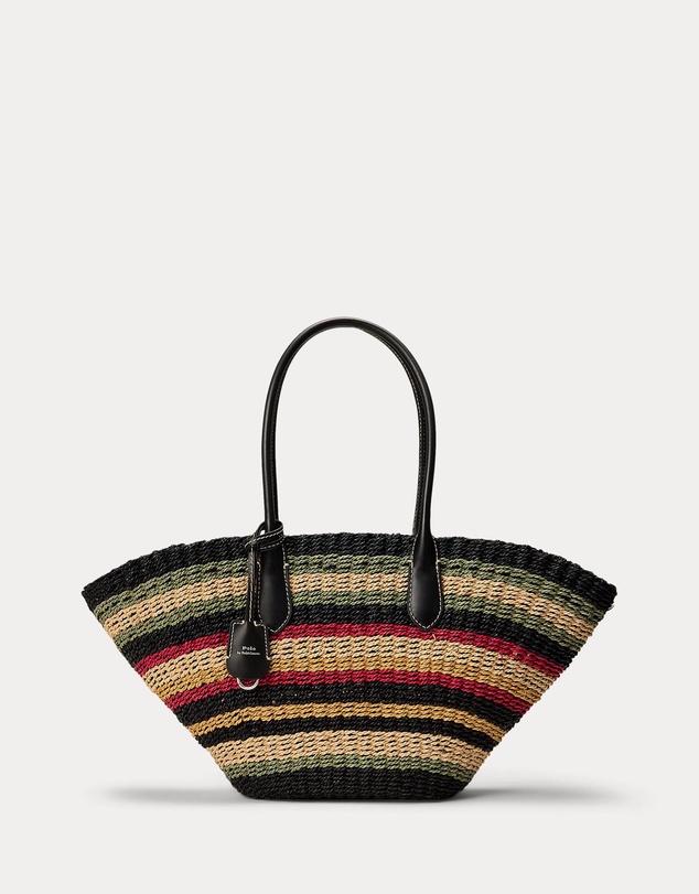 Polo Ralph Lauren - Bellport Raffia Basket Tote Bag
