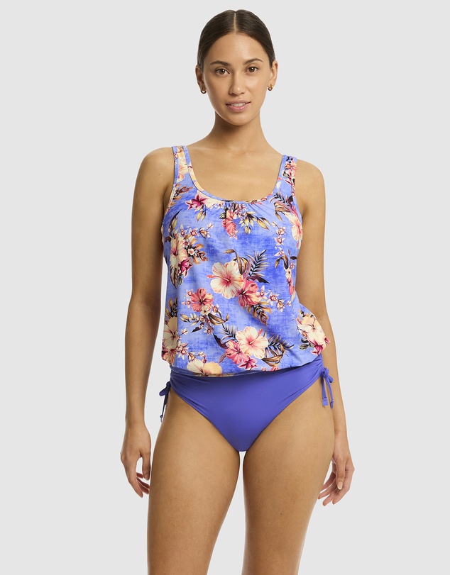 Sea Level Australia - Blue Hawaii Blouson Tank Multifit Singlet Top
