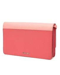 Pre-Loved by Azura Reborn - Pre-Loved Saffiano Turn Lock Wallet on Strap